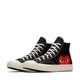 Жіночі кеди Converse Chuck Taylor Vintage 70 X Comme des Garcons PLAY HI Black/White/High Risk Red 39 Чорний 150204C - изображение 2
