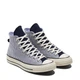 Чоловічі кеді Converse Chuck Taylor Vintage 70 Crafted Stripe HI Washed Indigo/Egret/Black 44,5 Білий A00472C - зображення 2