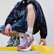 Чоловічі кросівки Li-ning Y2K Saffron/Shark Gray 38 Вишневий AGCU339-4 - изображение 8