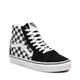 Чоловічі кеді Vans Sk8-HI Checkerboard Black/True White 44 Чорний VN0A32QGHRK1 - зображення 3