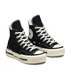 Жіночі кеді Converse Chuck Taylor Vintage 70 Plus HI Black/Egret 35 Чорний A00916C - зображення 2