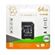 Карта памяти T&G MicroSDXC 64GB Class 10 UHS-I U1 + SD-адаптер - изображение 1