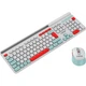 Комплект (Клавіатура та миша) Canyon HSET-W5 EN AAA+AA Wireless White (CNS-HSETW5WT) - зображення 4