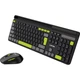 Комплект (Клавиатура и мышь) Canyon HSET-W5 EN AAA+AA Wireless Black (CNS-HSETW5BK) - изображение 3
