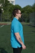 Мужская футболка-поло JHK, POLO REGULAR MAN, универсальная, дышащая ткань, бирюзовая, размер L - изображение 2