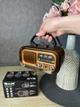 Радиоприёмник GOLON RX-BT628S с аккумулятором Bluetooth, USB, SD и солнечной панелью Тёмный - изображение 4