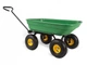 Садовий, городній, тепличний візок-самоскид Humberg 4870, 52 л, 4 колеса, навантаження 200 кг, метал/пластик - изображение 1
