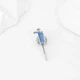 Значок (пин) BROCHE брошь бижутерия Медицина Шприц синий BRGV114539 - изображение 6