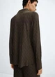 Рубашка женская фактурная MANGO 67094040 Хаки XS KL0784 - изображение 4