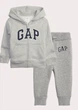 Спортивний костюм для хлопчиків GAP худі та джоггери 98-104 сірий - изображение 1