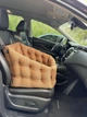 Автокресло сумка-переноска автогамак лежак для собак животных автомобильная переноска 50 х 45 см съемные ремни Коричневый - изображение 2