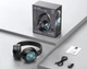 Ігрові бездротові навушники Onikuma GT802I с подсветкой, микрофоном, Hi-Fi, Bluetooth + 2.4G, для ПК, PS4, PS5, телефона Black - зображення 12