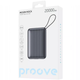 Портативный аккумулятор Powerbank Proove Moon Rock , 22.5 Вт, 20000 мАч, Type-C, Lightning, выход USB Серый - изображение 3