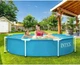 Каркасный бассейн 244 x 51 см Intex 28205 Metal Frame Pool - изображение 4