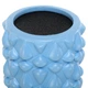Роллер массажный цилиндр (ролик мфр) заполненный пеной 45см Grid Bubble Roller SP-Sport FI-9391 голубой - изображение 3