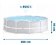 Каркасный бассейн 366 x 99 см Intex 26716 Prism Frame Pool - изображение 3
