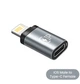 Переходник адаптер для iOS iPhone iPad c USB-C(Type-C) на Lightning для зарядки iPhone Серый - изображение 1