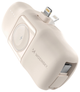 Powerbank Wozinsky WF16-YLS 5000mAh 15W Lightning Beige (WF16-YLS_BEI) - зображення 2