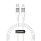 USB YOKI CYBER YK-CY23 Type-C to Lightning 30W 1.2m Белый - изображение 1