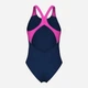 Купальник слитный женский Arena Ripples Swimsuit V Back B 009021-780 36 Синий (3468337506072) - изображение 7