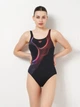 Купальник слитный женский Arena Ripples Swimsuit U Back B 009500-590 38 Черный (3468337554400) - изображение 1