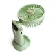 Вентилятор портативный ручной мини на аккумуляторе + USB Mini Fan TP-01 на присоске Салатовый - изображение 2