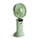 Вентилятор портативный ручной мини на аккумуляторе + USB Mini Fan TP-01 на присоске Салатовый - изображение 5