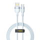 USB YOKI SILICONE YK-SI50 Type-C 3A 1.2m Синий - изображение 1