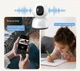 Камера видеонаблюдения Baseus Security P1 Indoor Camera, 8x Zoom, 4MP, 3K, Wi-Fi 2.4G, microSD to 256GB, Type-C, white - изображение 6