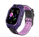 Дитячий годинник Smart Baby Watch Q19/ рожево-фіолетовий - зображення 1