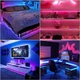 Світлодіодна LED стрічка 15м RGB 2835 з пультом довжина 15м - зображення 4