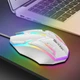 Дротова миша SKYLION F1 ігрова USB що світиться для ноутбука або комп'ютера - зображення 3