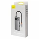 USB Hub Baseus Metal Gleam Series 4-in-1 Multifunctional Type-C Сірий (CAHUB-CY0G) (253974) - зображення 6