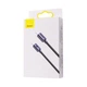 Кабель Baseus Crystal Shine Series Type-C to Type-C 100 Вт (1.2м) black (CAJY000601) - изображение 5