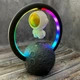 Ночник аккумуляторный с Bluetooth колонкой парящий в воздухе Космонавт с RGB LED подсветкой GS-9187 - изображение 2