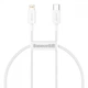 Кабель Baseus Superior Series Fast Charging Type-C to Lightning PD 20W (0.25m) white - изображение 1