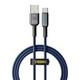 USB YOKI SMART YK-SM31 Type-C 3A 1.2m Черно-Синий - изображение 1