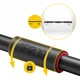 Турник раздвижной 4FIZJO 66-100 см Black/Red (P-5907739310385) - изображение 4