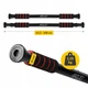 Турник раздвижной 4FIZJO Basic 61.5-100 см Black/Red (P-5905973402712) - изображение 9