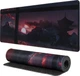 Игровая поверхность игровой коврик для мыши мышки и клавиатуры U&P XL 800x300x3 мм Control Speed противоскользящий с прошитыми краями для ПК ноутбука работы и гейминга Moonlit Cherry - изображение 2