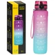 Пляшка для води спортивна 4FIZJO 1000 мл Pink/Sky Blue (P-5905973400770) - зображення 1