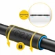 Турник раздвижной 4FIZJO 66-100 см Black/Blue (P-5907739314758) - изображение 5