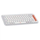 Клавиатура Logitech POP Icon Keys Bluetooth UA Off-White (920-013072) - изображение 1