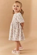 Трикотажное летнее платье для девочки с коротким рукавом Next 98-104 см (3-4Y) - изображение 2