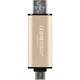 USB флеш накопичувач Transcend 128GB JetFlash 930 Gold-Black USB 3.2/Type-C (TS128GJF930C) - зображення 7