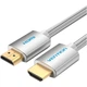 Кабель мультимедийный HDMI to HDMI 15.0m V2.0 4K Silver Metal Type VENTION (AABIN) - изображение 1