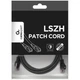 Патч-корд 3м S/FTP Cat 6A CU LSZH black Cablexpert (PP6A-LSZHCU-BK-3M) - изображение 4