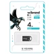 USB флеш накопитель Wibrand 4GB Hawk Black USB 2.0 (WI2.0/HA4M1B) - зображення 2