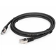Патч-корд 0.5м S/FTP Cat 6A CU LSZH black Cablexpert (PP6A-LSZHCU-BK-0.5M) - зображення 2
