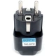 Перехідник US/UK/AU to EU Dynamode (EU Adapter black) - зображення 2